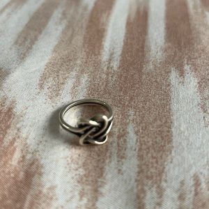 James Avery Interwinded hearts ring